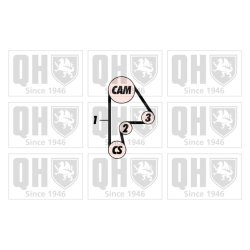 Timing Belt Kit QUINTON HAZELL QBK393 QUINTON HAZELL