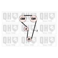 Timing Belt Kit QUINTON HAZELL QBK463 QUINTON HAZELL