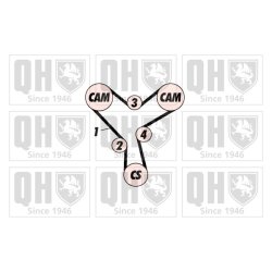 Timing Belt Kit QUINTON HAZELL QBK466 QUINTON HAZELL