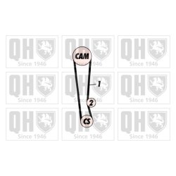 Timing Belt Kit QUINTON HAZELL QBK481