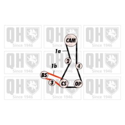 Timing Belt Kit QUINTON HAZELL QBK535