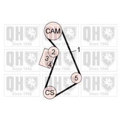 Timing Belt Kit QUINTON HAZELL QBK568 OE Ref 058198119 QUINTON HAZELL