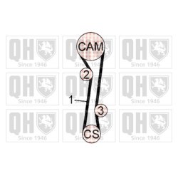Timing Belt Kit QUINTON HAZELL QBK623 QUINTON HAZELL