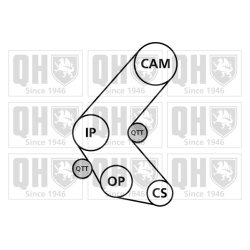 Timing Belt Kit QUINTON HAZELL QBK653 OE Ref 1606389