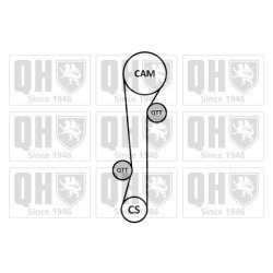Timing Belt Kit QUINTON HAZELL QBK655 QUINTON HAZELL