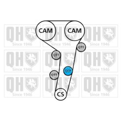 Timing Belt Kit QUINTON HAZELL QBK776 OE Ref 03G198119E QUINTON HAZELL