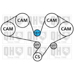 Timing Belt Kit QUINTON HAZELL QBK838 QUINTON HAZELL