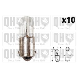 Licence Plate Light Bulb QUINTON HAZELL QBL233 OE Ref 07119978256