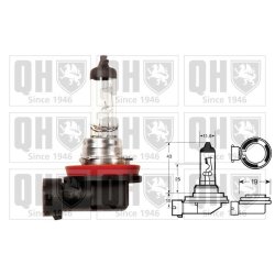 Spotlight Bulb QUINTON HAZELL QBL708 OE Ref 7119906503