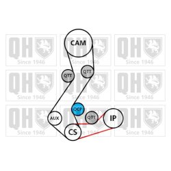 Water Pump Timing Belt Kit QUINTON HAZELL QBPK1571 QUINTON HAZELL