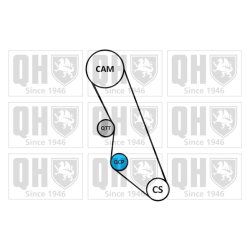 Water Pump Timing Belt Kit QUINTON HAZELL QBPK2360