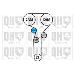 Water Pump Timing Belt Kit QUINTON HAZELL QBPK7900