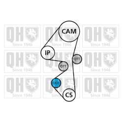 Water Pump Timing Belt Kit QUINTON HAZELL QBPK8920 OE Ref 2008687