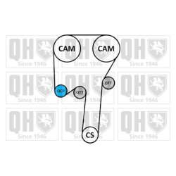 Water Pump Timing Belt Kit QUINTON HAZELL QBPK9230