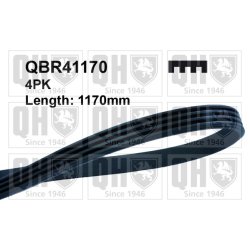 V Ribbed Belt QUINTON HAZELL QBR41170 OE Ref 9091602569