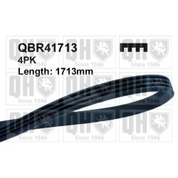 V Ribbed Belt QUINTON HAZELL QBR41713 OE Ref 9004831030 QUINTON HAZELL