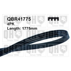 V Ribbed Belt QUINTON HAZELL QBR41775 QUINTON HAZELL
