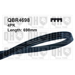 V Ribbed Belt QUINTON HAZELL QBR4698 OE Ref 8941374780 QUINTON HAZELL