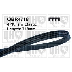 V Ribbed Belt QUINTON HAZELL QBR4718 QUINTON HAZELL