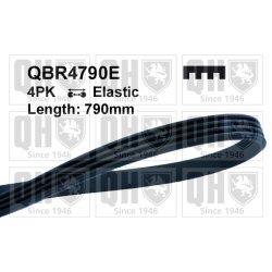 V Ribbed Belt QUINTON HAZELL QBR4790E