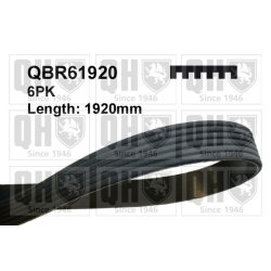 V Ribbed Belt QUINTON HAZELL QBR61920 OE Ref 6340611 QUINTON HAZELL