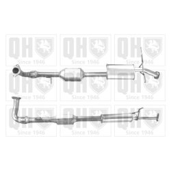 Catalytic Converter QUINTON HAZELL QCAT80428H OE Ref 2861026401