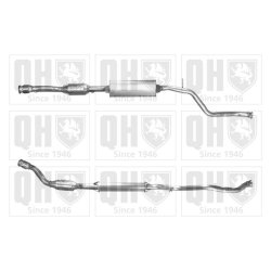 Catalytic Converter QUINTON HAZELL QCAT90917H OE Ref 1705HH