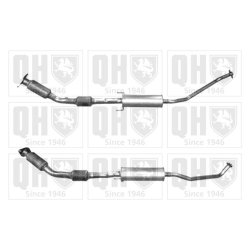 Catalytic Converter QUINTON HAZELL QCAT91225H OE Ref 174100D120