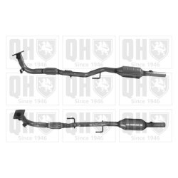 Catalytic Converter QUINTON HAZELL QCAT92078H OE Ref 6Q0254501BX