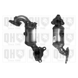 Catalytic Converter QUINTON HAZELL QCAT92271H OE Ref 208A07241R