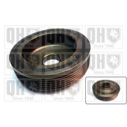 Crankshaft Belt Pulley QUINTON HAZELL QCD112 OE Ref 7700116269