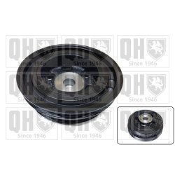 Crankshaft Belt Pulley QUINTON HAZELL QCD158 OE Ref 504048057