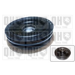 Crankshaft Belt Pulley QUINTON HAZELL QCD162 OE Ref MD374223