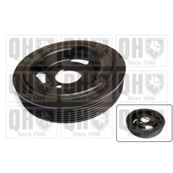Crankshaft Belt Pulley QUINTON HAZELL QCD175 OE Ref 11237562801