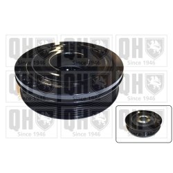 Crankshaft Belt Pulley QUINTON HAZELL QCD184 OE Ref 8200361247