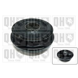 Crankshaft Belt Pulley QUINTON HAZELL QCD186 OE Ref 11237800026