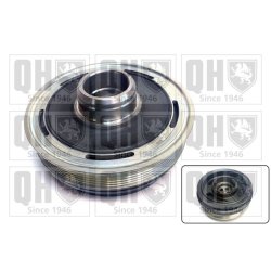 Crankshaft Belt Pulley QUINTON HAZELL QCD202 OE Ref 11238602800