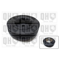 Crankshaft Belt Pulley QUINTON HAZELL QCD22 OE Ref 7700109260