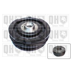 Crankshaft Belt Pulley QUINTON HAZELL QCD26 OE Ref 11232247565