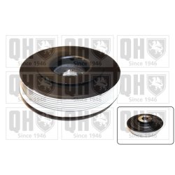 Crankshaft Belt Pulley QUINTON HAZELL QCD33 OE Ref 9641548980