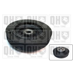 Crankshaft Belt Pulley QUINTON HAZELL QCD4 OE Ref 7700858731