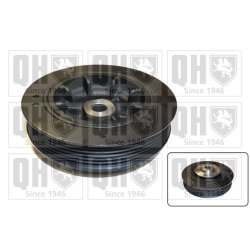 Crankshaft Belt Pulley QUINTON HAZELL QCD56 OE Ref 7700100882