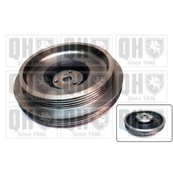 Crankshaft Belt Pulley QUINTON HAZELL QCD69 OE Ref 7700850112