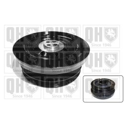 Crankshaft Belt Pulley QUINTON HAZELL QCD89 OE Ref 11237788611