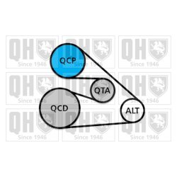 V Ribbed Belt Set QUINTON HAZELL QDK140