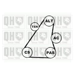 V Ribbed Belt Set QUINTON HAZELL QDK35