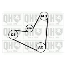 V Ribbed Belt Set QUINTON HAZELL QDK41 QUINTON HAZELL