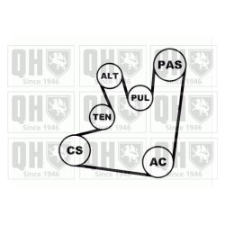 V Ribbed Belt Set QUINTON HAZELL QDK42