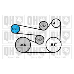 V Ribbed Belt Set QUINTON HAZELL QDK98