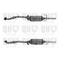 Diesel Particulate Filter (dpf) QUINTON HAZELL QDPF11154H OE Ref 13262122